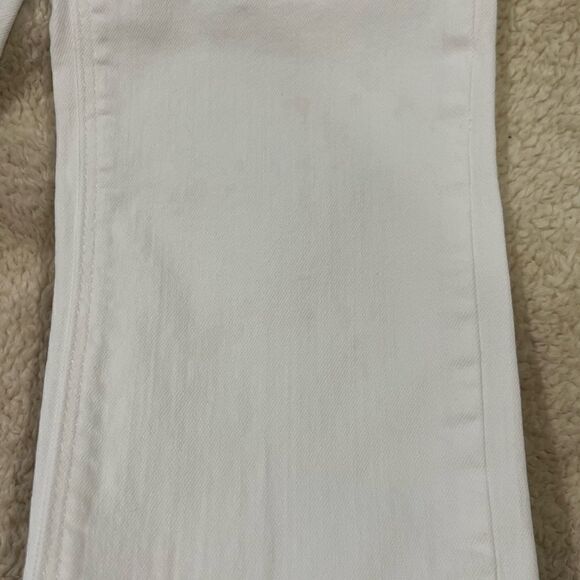 Spanx White Pull on side zip Ankle cropped jeans Size S/P - Picture 10 of 10